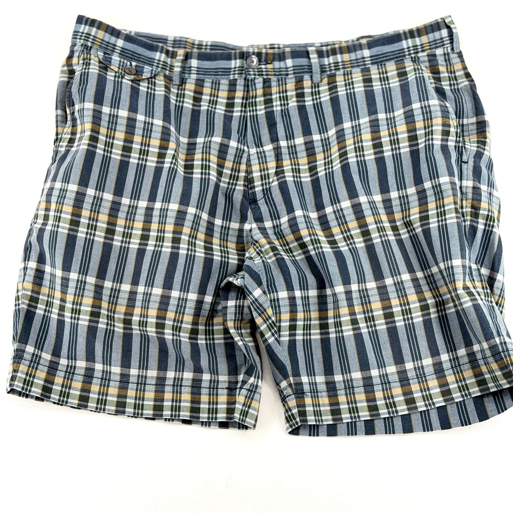 Polo Ralph Lauren Madras Plaid Shorts Mens 38 Preppy Cotton